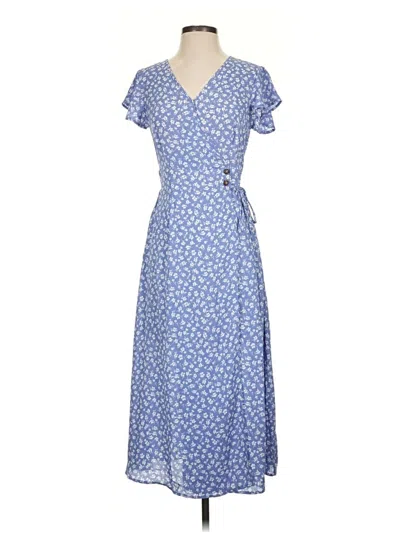 Pre-owned Sienna Sky Casual Dress In Blue
