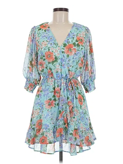 Pre-owned Sienna Sky Casual Dress In Blue