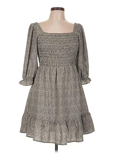 Pre-owned Sienna Sky Casual Dress In Gray