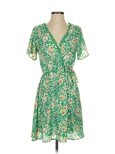 Pre-owned Sienna Sky Casual Dress In Green