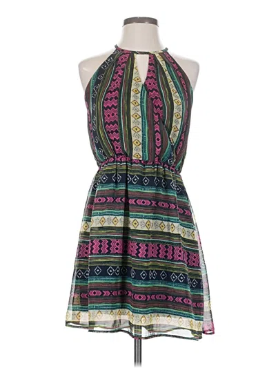 Pre-owned Sienna Sky Casual Dress In Green