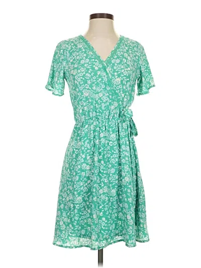 Pre-owned Sienna Sky Casual Dress In Green