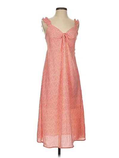 Pre-owned Sienna Sky Casual Dress In Orange