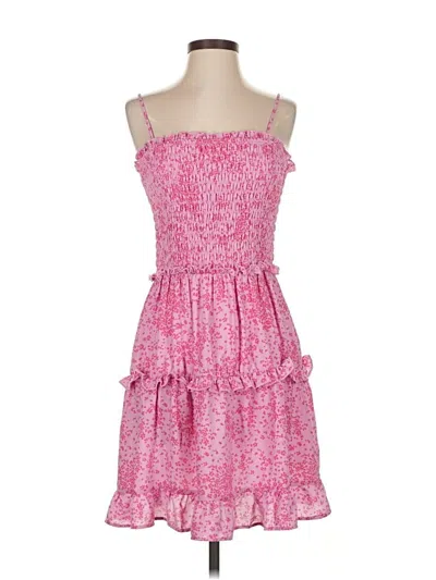 Pre-owned Sienna Sky Casual Dress In Pink