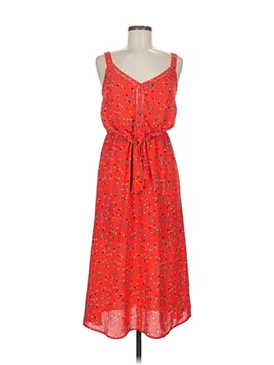 Pre-owned Sienna Sky Casual Dress In Red