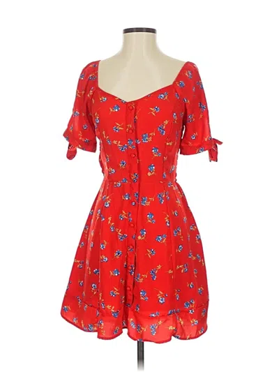 Pre-owned Sienna Sky Casual Dress In Red