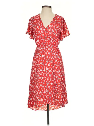 Pre-owned Sienna Sky Casual Dress In Red