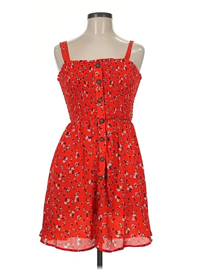 Pre-owned Sienna Sky Casual Dress In Red