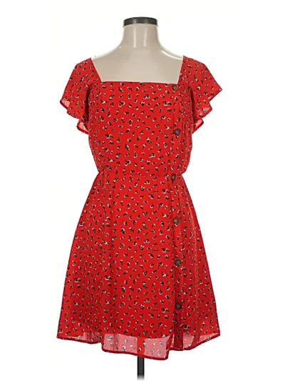 Pre-owned Sienna Sky Casual Dress In Red