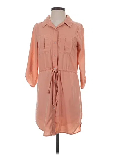 Pre-owned Sienna Sky Casual Dress In Tan