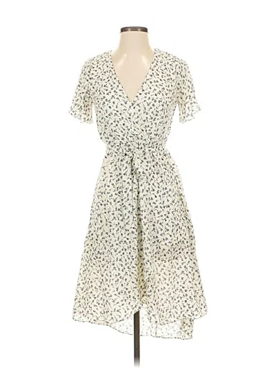 Pre-owned Sienna Sky Casual Dress In White