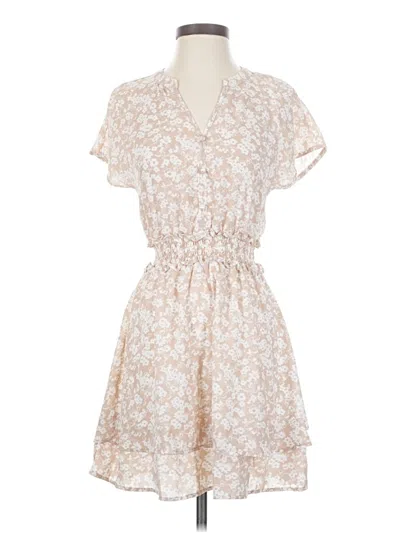 Pre-owned Sienna Sky Casual Dress In White