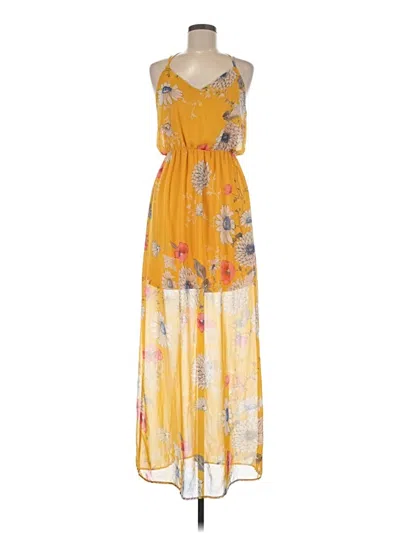 Pre-owned Sienna Sky Casual Dress In Yellow