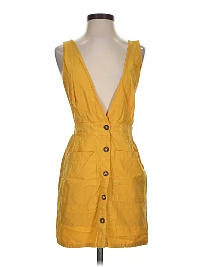 Pre-owned Sienna Sky Casual Dress In Yellow