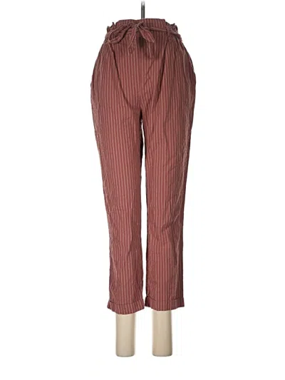 Pre-owned Sienna Sky Casual Pants In Burgundy