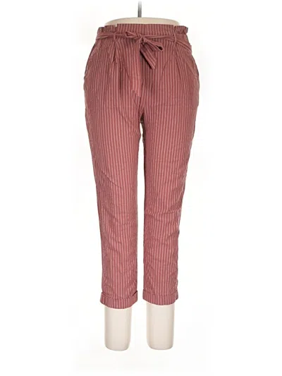 Pre-owned Sienna Sky Casual Pants In Burgundy