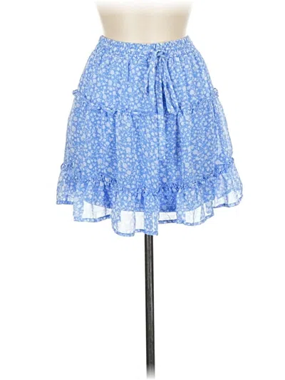 Pre-owned Sienna Sky Casual Skirt In Blue