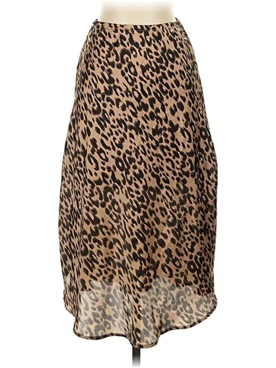 Pre-owned Sienna Sky Casual Skirt In Brown