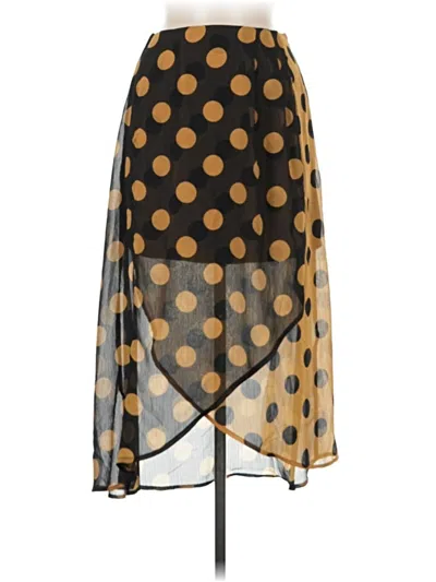 Pre-owned Sienna Sky Casual Skirt In Gold