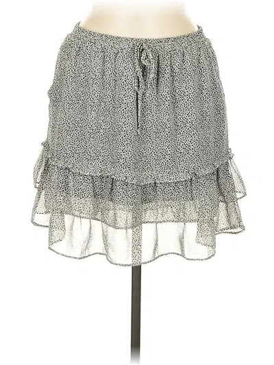 Pre-owned Sienna Sky Casual Skirt In Gray