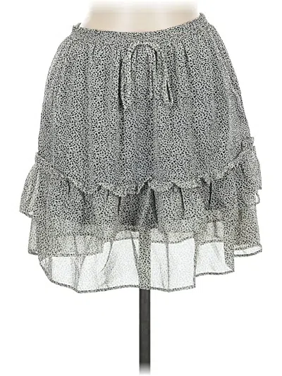 Pre-owned Sienna Sky Casual Skirt In Gray