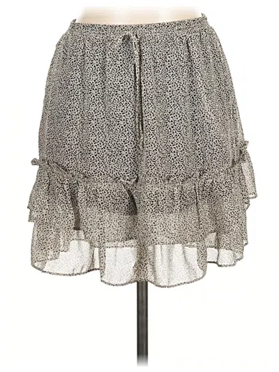 Pre-owned Sienna Sky Casual Skirt In Gray