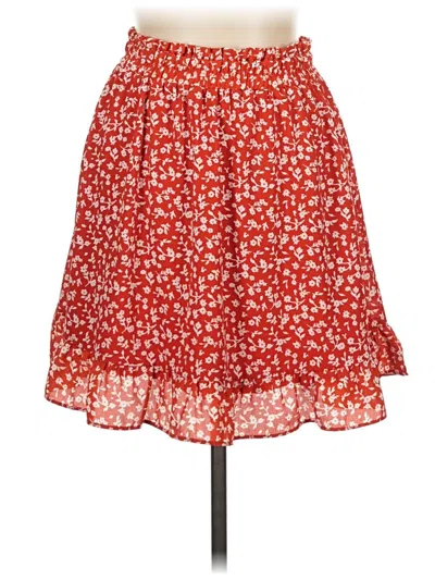 Pre-owned Sienna Sky Casual Skirt In Red