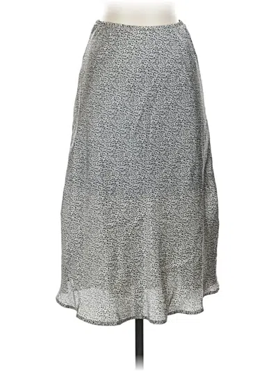 Pre-owned Sienna Sky Casual Skirt In Silver