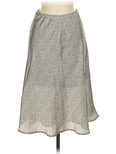Pre-owned Sienna Sky Casual Skirt In Silver