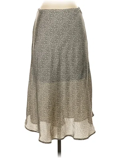 Pre-owned Sienna Sky Casual Skirt In Silver