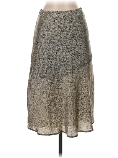 Pre-owned Sienna Sky Casual Skirt In Silver