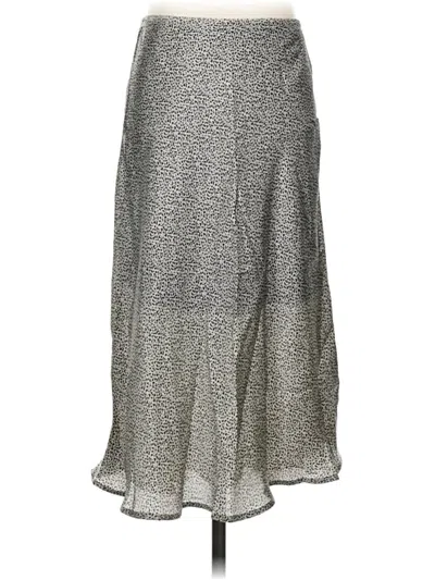 Pre-owned Sienna Sky Casual Skirt In Silver
