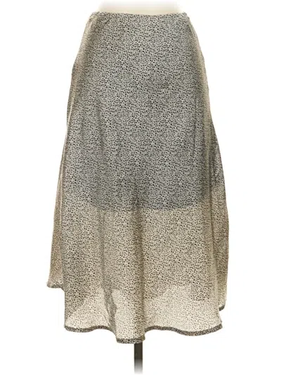 Pre-owned Sienna Sky Casual Skirt In Silver