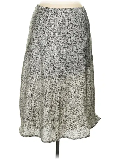 Pre-owned Sienna Sky Casual Skirt In Silver
