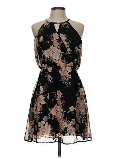 Pre-owned Sienna Sky Cocktail Dress In Black