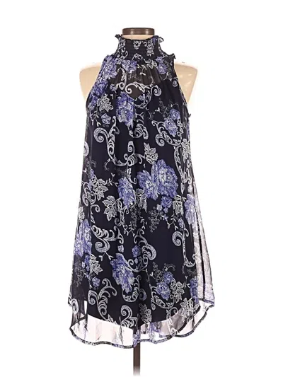 Pre-owned Sienna Sky Cocktail Dress In Blue
