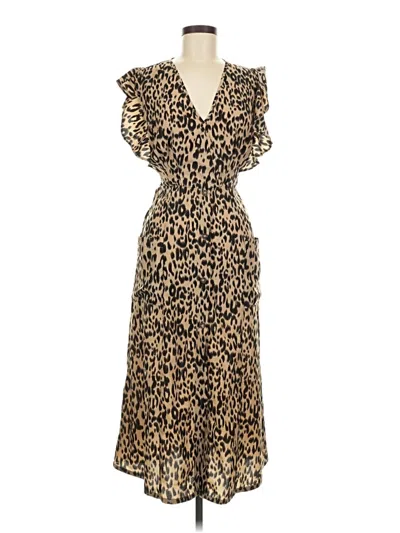 Pre-owned Sienna Sky Cocktail Dress In Brown