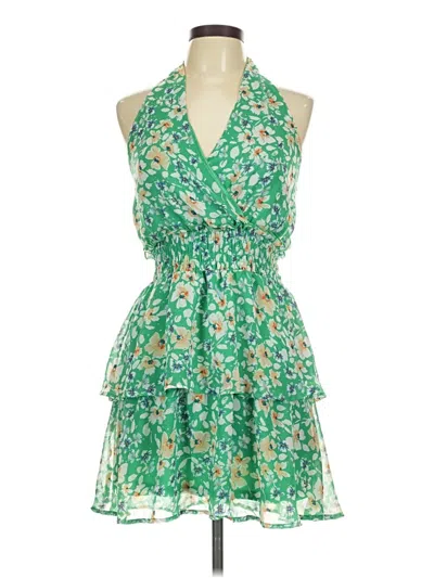 Pre-owned Sienna Sky Cocktail Dress In Green