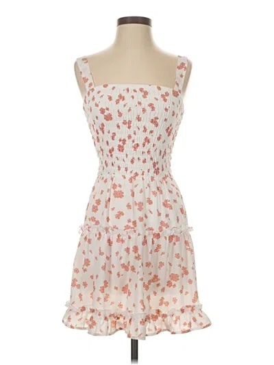 Pre-owned Sienna Sky Cocktail Dress In White