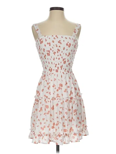 Pre-owned Sienna Sky Cocktail Dress In White