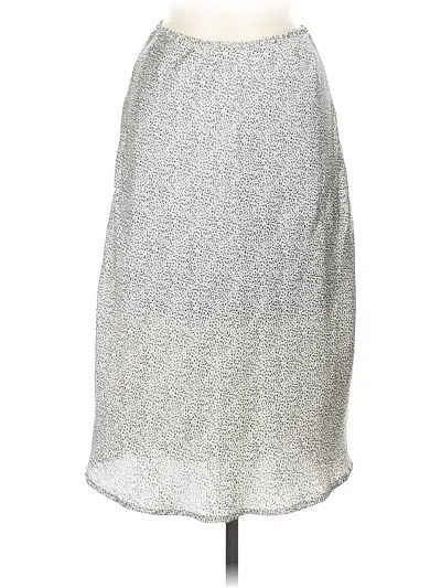 Pre-owned Sienna Sky Formal Skirt In Silver