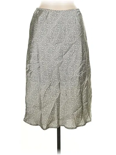 Pre-owned Sienna Sky Formal Skirt In Silver