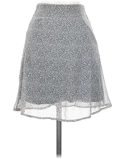 Pre-owned Sienna Sky Formal Skirt In Silver