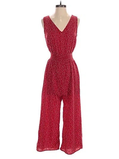 Pre-owned Sienna Sky Jumpsuit In Red