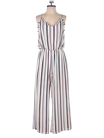 Pre-owned Sienna Sky Jumpsuit In White