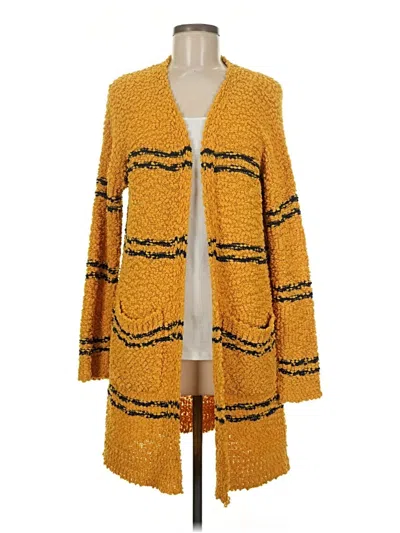 Pre-owned Sienna Sky Kimono In Yellow