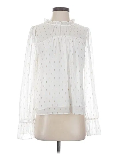 Pre-owned Sienna Sky Long Sleeve Blouse In Ivory