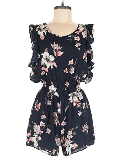 Pre-owned Sienna Sky Romper In Blue