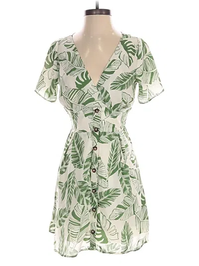 Pre-owned Sienna Sky Romper In Green
