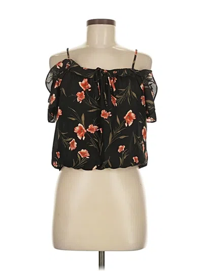 Pre-owned Sienna Sky Sleeveless Blouse In Black